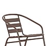 Flash Furniture Lila Restaurant Stack Chair, Bronze (TLH017CBZ)~#|#~sp204054422_sc7