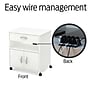 South Shore Axess Printer Cart on Wheels, Pure White (9049691)~#|#~sp20457998_sc7