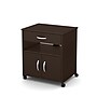 South Shore Axess Printer Cart on Wheels, Chocolate (9051691)~#|#~sp20458081_sc7