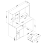 South Shore Annexe 48"W Home Office Computer Desk, Gray Oak (9060070)~#|#~sp20458500_sc7
