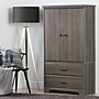 South Shore Versa 2-Door Armoire with Drawers, Gray Maple (10604)~#|#~sp20460248_sc7