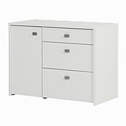 South Shore Interface Storage Unit with File Drawer, White (10538)