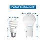 Viribright Viripro PRO Pack 8-Watts Daylight LED General-Purpose Bulb, 96/Box (640337-96P)~#|#~sp204624155_sc7