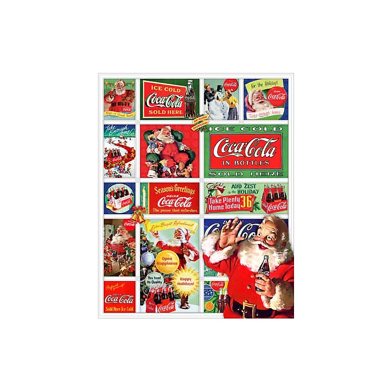 Santa's Coca-Cola Christmas 1500 Piece Jigsaw Puzzle image 1