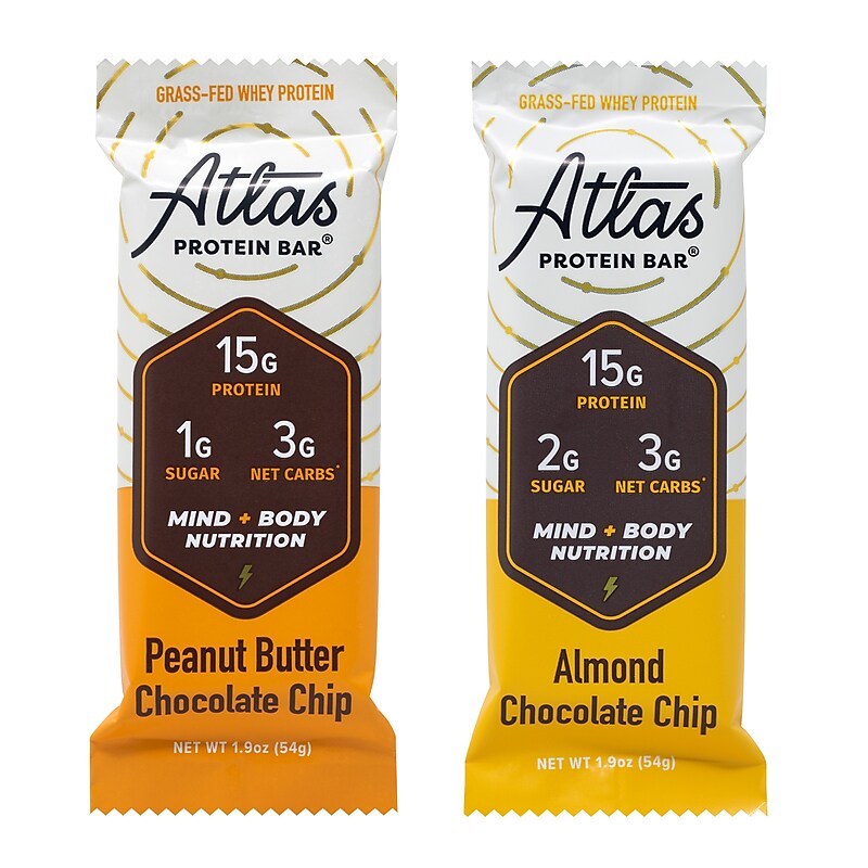 Atlas Gluten Free Chocolate Protein Bar, 1.9 oz., 10 Bars/Box 2/Box (600-02138) image 1