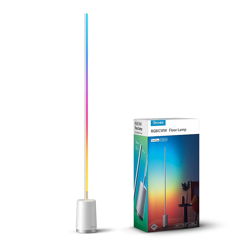 Govee Lyra Multicolor LED Corner Floor Lamp (H6072A82) image 1