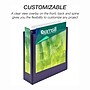Samsill Earth's Choice Plant-Based 3"  Durable View Binders, 3 Ring , Made in USA, Assorted Fashion Colors, 4/Pack (MP48689)~#|#~sp205313534_sc7