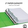 Samsill Earth's Choice Plant-Based 3"  Durable View Binders, 3 Ring , Made in USA, Assorted Fashion Colors, 4/Pack (MP48689)~#|#~sp205313536_sc7