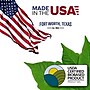 Samsill Earth's Choice Plant-Based 3"  Durable View Binders, 3 Ring , Made in USA, Assorted Fashion Colors, 4/Pack (MP48689)~#|#~sp205313537_sc7