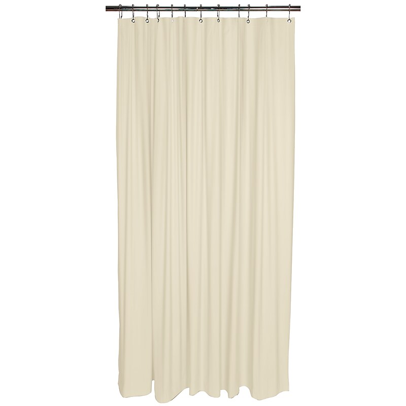 Bath Bliss Shower Liner, Heavy Grommet, Beige (5232-48) image 1