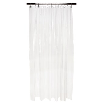 Bath Bliss Shower Liner, Mildew Resistant, Clear (5310)