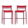 Flash Furniture Nash Modern Steel Slat-Back Barstool, Red, 2 Pieces/Pack (2XUCH10318BRD)~#|#~sp205498557_sc7