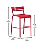 Flash Furniture Nash Modern Steel Slat-Back Barstool, Red, 4 Pieces/Pack (4XUCH10318BRD)~#|#~sp205498610_sc7