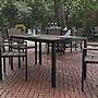Flash Furniture Finch Commercial Grade Outdoor Dining Table, Gray (SBTB269GRY)~#|#~sp205559545_sc7
