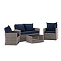 Flash Furniture Aransas Patio Lounge Set, Light Gray/Navy, 4 Piece/Set (JJS351GYNV)~#|#~sp205559574_sc7