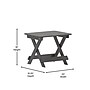 Flash Furniture Halifax Outdoor Folding Side Table, Gray (LEHMP2012162HGY)~#|#~sp205560347_sc7