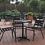 Flash Furniture Mellie Round Metal Indoor-Outdoor Table with Base, 27.5" Diameter (TLH0522BK)~#|#~sp205560380_sc7
