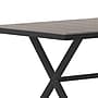 Flash Furniture Finch Commercial Grade X-Frame Outdoor Dining Table, Gray (SBTB288GRY)~#|#~sp205561432_sc7