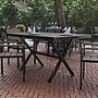 Flash Furniture Finch Commercial Grade X-Frame Outdoor Dining Table, Gray (SBTB288GRY)~#|#~sp205561435_sc7