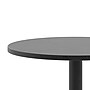 Flash Furniture Mellie Round Metal Indoor-Outdoor Table with Base, 23.5" Diameter (TLH0521BK)~#|#~sp205561489_sc7