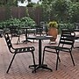 Flash Furniture Mellie Round Metal Indoor-Outdoor Table with Base, 23.5" Diameter (TLH0521BK)~#|#~sp205561493_sc7