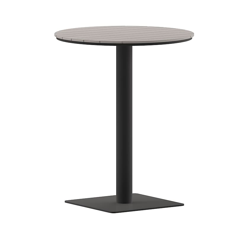 Flash Furniture Finch Commercial Grade Round Table, Gray (SBTB106GRY) image 1