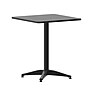 Flash Furniture Mellie Metal Indoor-Outdoor Table with Base, 23.5" Square (TLH0531BK)~#|#~sp205561625_sc7