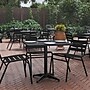 Flash Furniture Mellie Metal Indoor-Outdoor Table with Base, 31.5" Square (TLH0533BK)~#|#~sp205561650_sc7