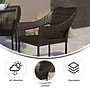 Flash Furniture Ethan Commercial Grade Stacking Patio Chairs, Espresso, 4/Pack (4TTTT02ESP)~#|#~sp205561718_sc7