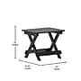 Flash Furniture Halifax Outdoor Folding Side Table, Black (LEHMP2012162HBK)~#|#~sp205562063_sc7