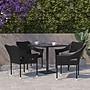 Flash Furniture Ethan Commercial Grade Stacking Patio Chairs, Black, 4/Pack (4TTTT02BK)~#|#~sp205562090_sc7