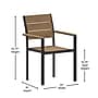 Flash Furniture Finch Commercial Grade Patio Chair, Natural/Gray (SBCA108WANAT)~#|#~sp205562114_sc7