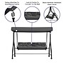 Flash Furniture Tellis 3-Seat Outdoor Patio Swing, Gray (TLH007GY)~#|#~sp205562138_sc7