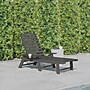 Flash Furniture Monterey Adjustable Adirondack Lounger with Cup Holder, Gray (LEHMP2017414GY)~#|#~sp205562158_sc7