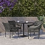 Flash Furniture Ethan Commercial Grade Stacking Patio Chairs, Gray, 4/Pack (4TTTT02GY)~#|#~sp205562257_sc7