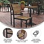 Flash Furniture Finch Commercial Grade Armless Patio Chair, Natural/Gray (SBCA108NAT)~#|#~sp205562263_sc7