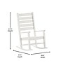 Flash Furniture Manchester Contemporary Rocking Chair, White (LEHMP2002110WT)~#|#~sp205562439_sc7