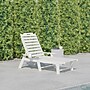 Flash Furniture Monterey Adjustable Adirondack Lounger with Cup Holder, White (LEHMP2017414WT)~#|#~sp205562473_sc7