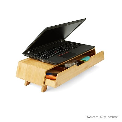 Shop Monitor Stand With Drawer Wood By Options Prices Ratings