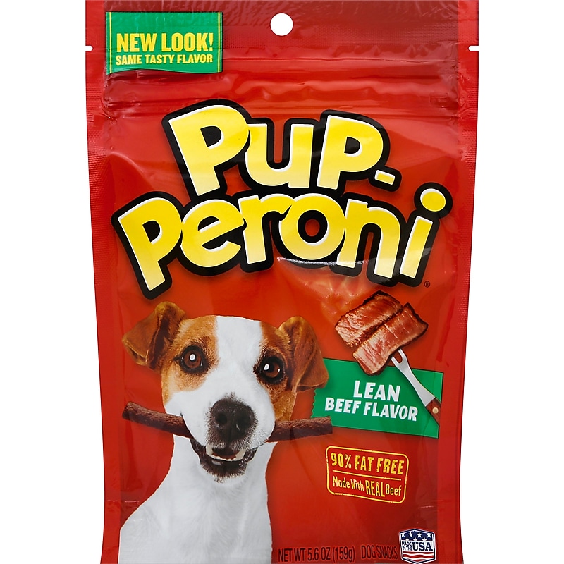 Pup-Peroni Lean Beef Flavor Dog Treats, 5.6 oz. Pouch, 8/CT (SMU51022CS) image 1