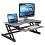 Rocelco 32"W Manual Adjustable Standing Desk Converter, Gray (R ADRG)~#|#~sp206052159_sc7