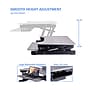 Rocelco 32"W Manual Adjustable Standing Desk Converter, Gray (R ADRG)~#|#~sp206052160_sc7