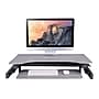Rocelco 32"W Manual Adjustable Standing Desk Converter, Gray (R ADRG)~#|#~sp206052163_sc7