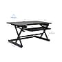 Rocelco 40"W Manual Adjustable Standing Desk Converter, Black (R DADRB-40)~#|#~sp206052200_sc7