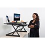 Rocelco 46"W Manual Adjustable Standing Desk Converter, Black (R DADRB-46)~#|#~sp206052214_sc7