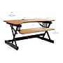 Rocelco 40"W Adjustable Standing Desk Converter, Teak (R DADRT-40)~#|#~sp206052365_sc7