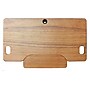 Rocelco 46"W Large Standing Desk Converter, Stand Up Triple Monitor Riser, Teak Wood Grain (R DADRT-46)~#|#~sp206052379_sc7