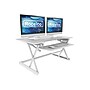 Rocelco 40"W Adjustable Standing Desk Converter, White (R DADRW-40)~#|#~sp206052407_sc7