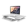 Rocelco 40"W Adjustable Standing Desk Converter, White (R DADRW-40)~#|#~sp206052410_sc7