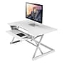 Rocelco 40"W Adjustable Standing Desk Converter, White (R DADRW-40)~#|#~sp206052411_sc7